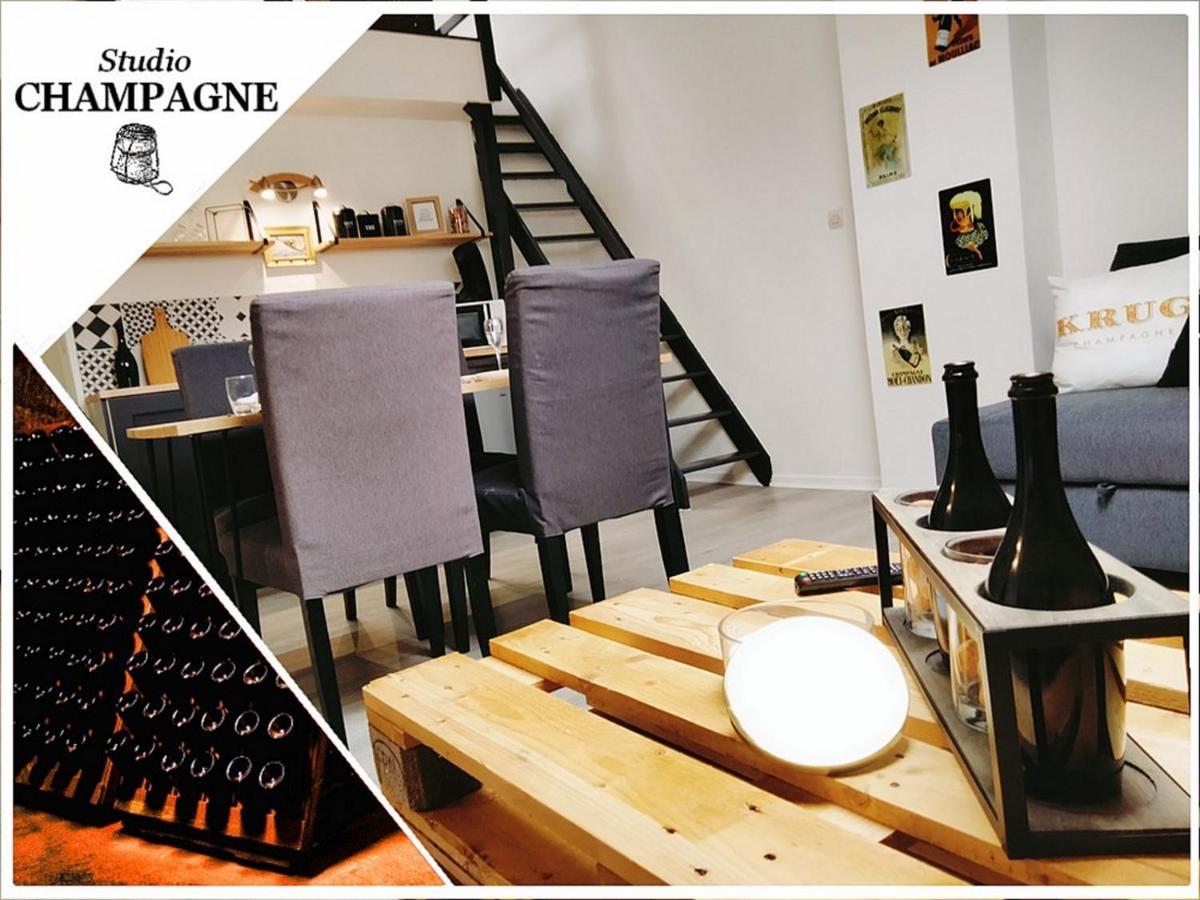 Studio Champagne Apartment Reims Exterior photo